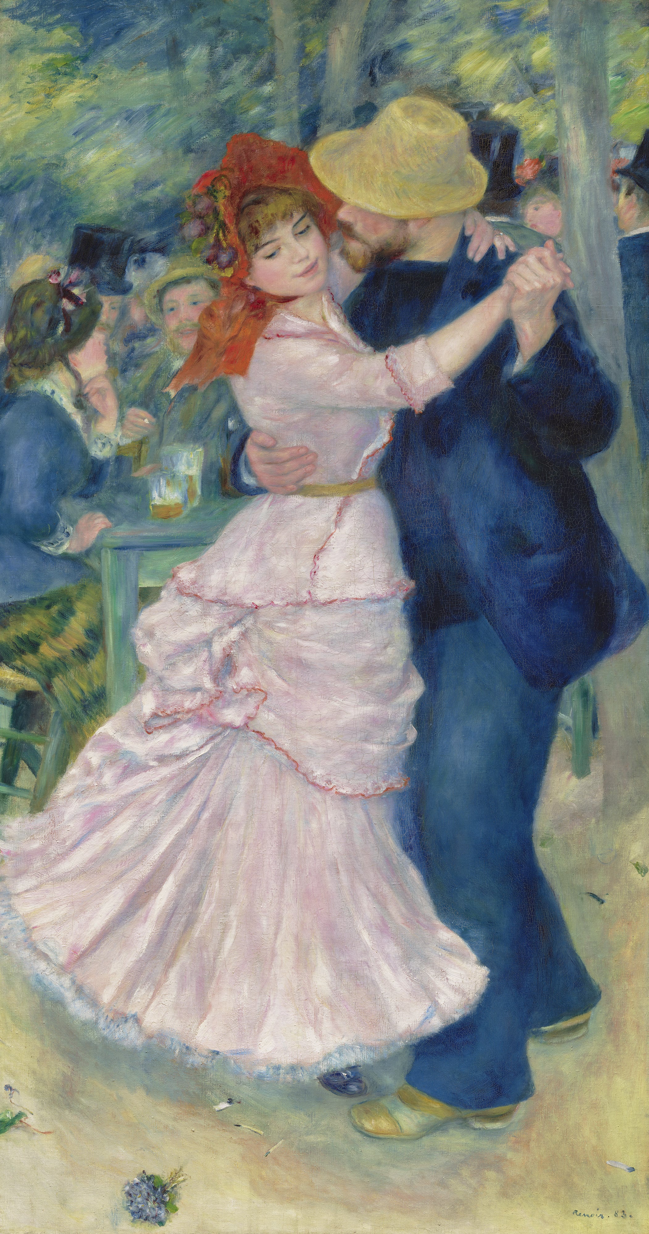 Pierre Auguste Renoir. Dance at Bougival. 1883. Oil on canvas,181.9 × 98.1 cm. Picture Fund. Photograph © Museum of Fine Arts, Boston