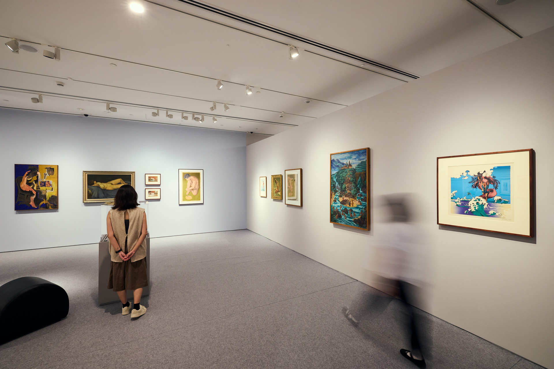 Gallery installation view of Passion is Volcanic