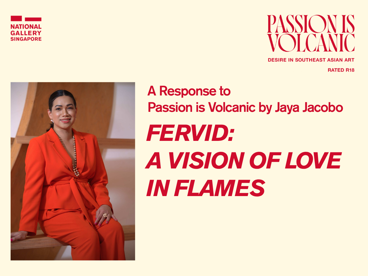 Fervid: A Vision of Love in Flames | A Response to Passion is Volcanic by Jaya Jacobo