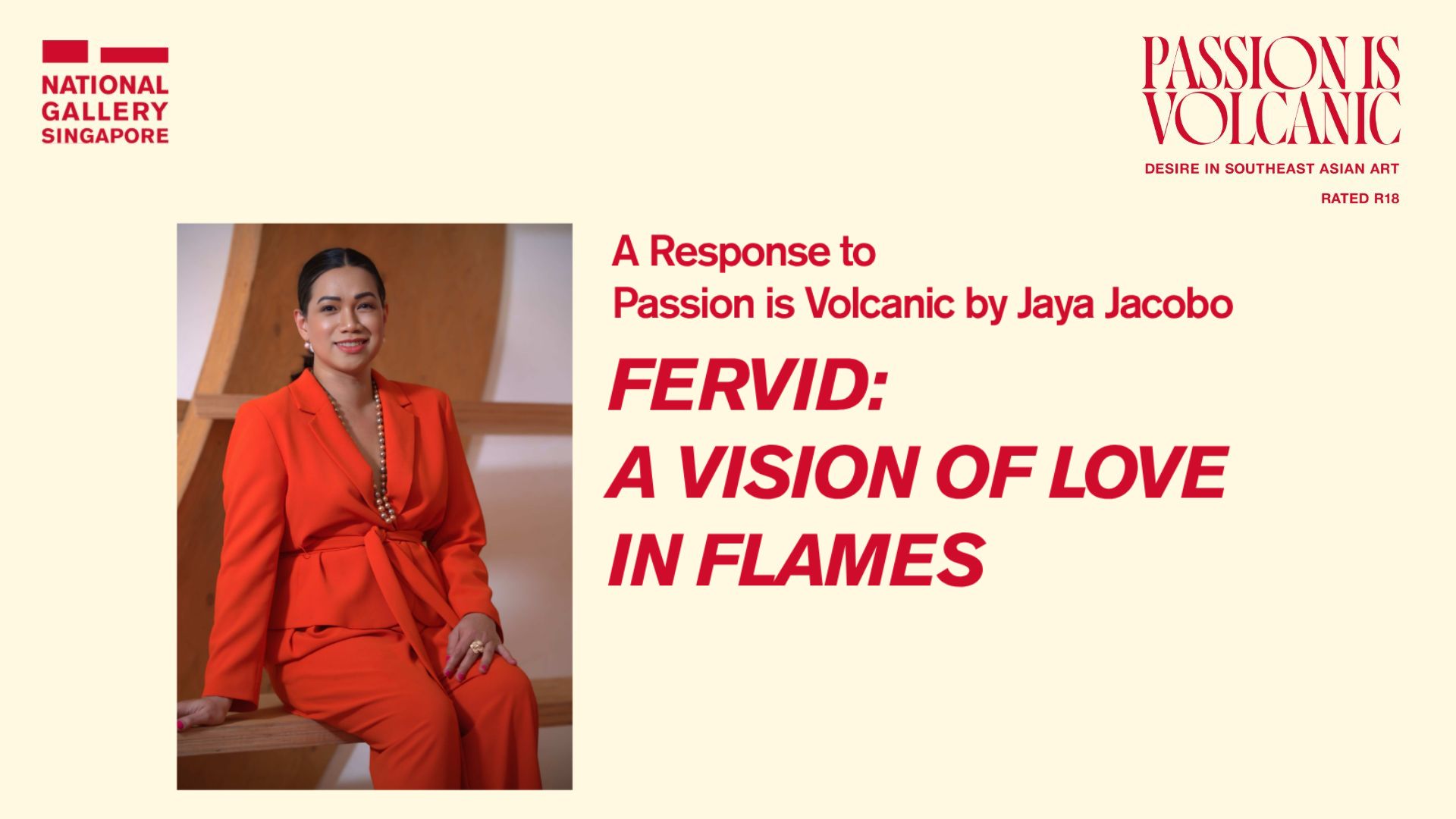 Fervid: A Vision of Love in Flames | A Response to Passion is Volcanic by Jaya Jacobo