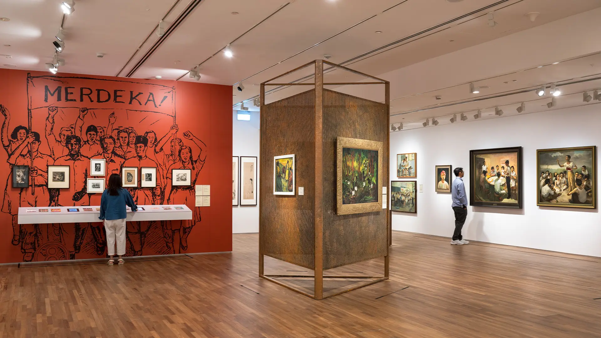 Installation view of Singapore Stories exhibition