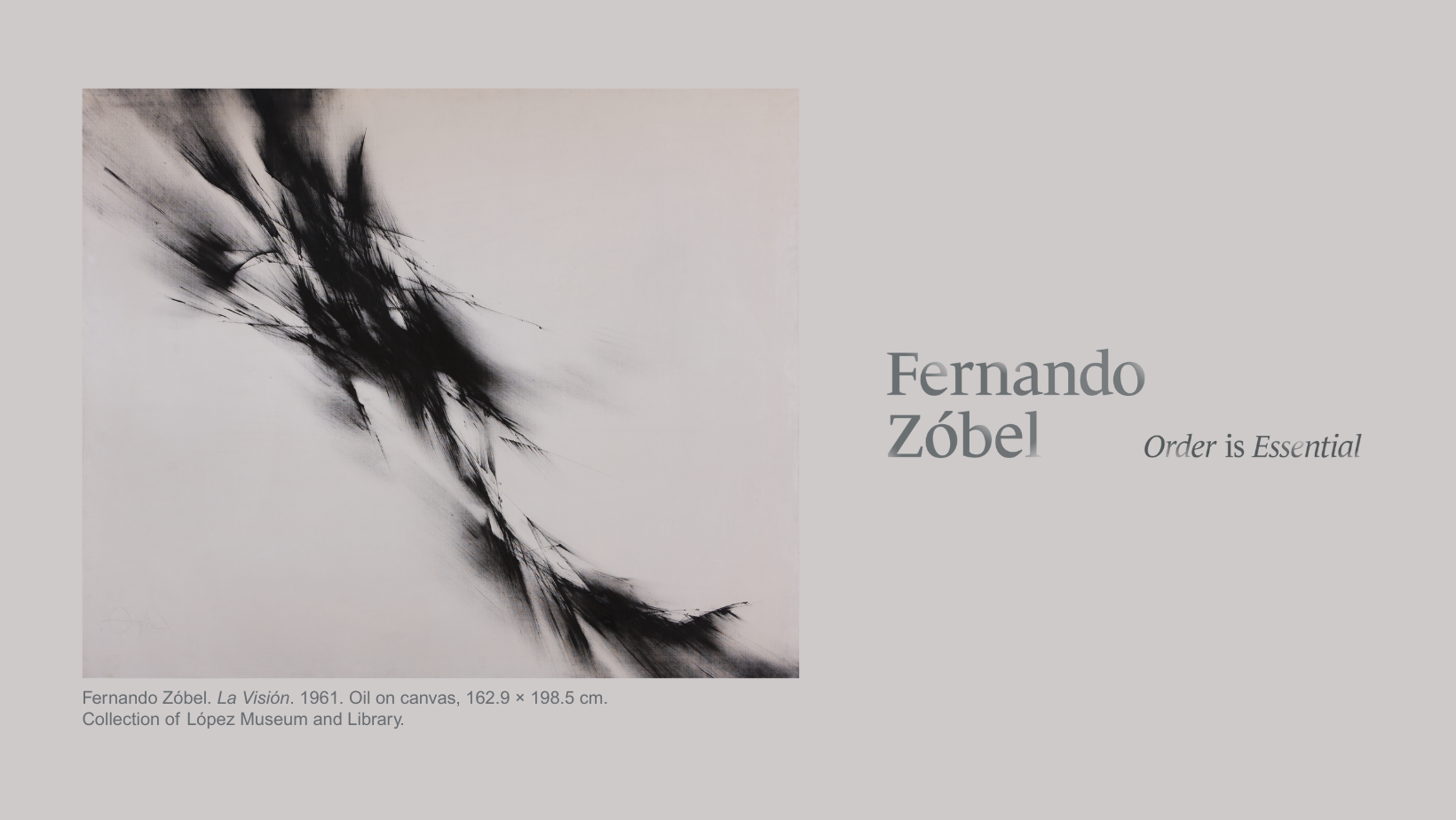 Fernando Zóbel: Curatorial Floor Talk
